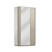 Élégance sculpturale : une armoire courbée haut de gamme pour sublimer votre suite principale