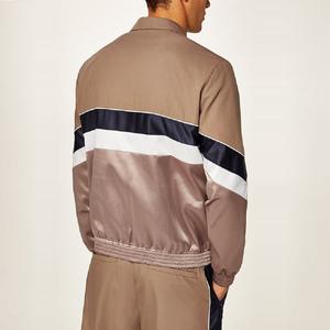 ชุดวอร์มมีซิปสำหรับผู้ชายชุดเล่นกีฬาฤดูหนาวโลโก้ตามสั่งทำจากโพลีเอสเตอร์100% - Product Image 6