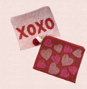 Porte-monnaie artisanal coloré en perles pour adolescents, portefeuille à fermeture éclair personnalisé avec motif brodé - Product Image 4