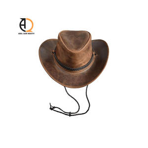 Best-Selling New Fashion Casual Leather Mexico Outdoor Men Cowboy Fedora <b>Hats</b> - Product Image 3
