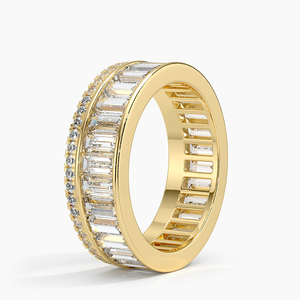 Anillo de Bodas de compromiso de diamante de moissanita de oro clásico de 10K para mujer para fiestas, aniversarios, otras ocasiones especiales - Product Image 4