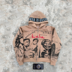 Sudadera con Capucha de Algodón 100% de 500 Gsm para Hombre, Fabricada por Asisto Manufacturer, con Logotipo Personalizado, Impresión DTG, Sudadera con Cremallera de Alta Calidad y Peso Pesado - Product Image 1