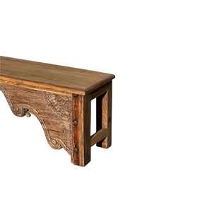 Solid Wood Handmade Carved <b>Table</b> Luxury Design for Living Room Entry Villa-Rustic Style with <b>Mirrored</b> Feature - Product Image 5