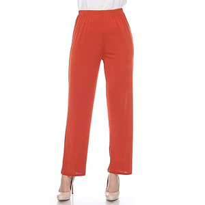 Pantalons pour femmes taille haute longue avec un design de levage des hanches et un style de yoga évasé en tissu respirant confortable - Product Image 4