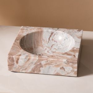 Bol de service à fruits en résine polie de luxe, compatible lave-vaisselle, écologique, décoratif pour mariage, vaisselle de table moderne et design - Product Image 1