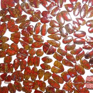 Paire d'agates naturelles du Maroc Paire de pierres précieuses en vrac pour boucles d'oreilles Forme de mélange personnalisable Non améliorée - Product Image 1