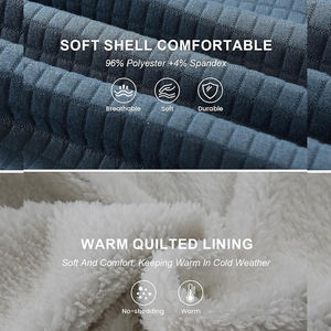 Sweat à capuche en polaire sherpa pour homme, sweat-shirt chaud d'hiver, pull doux en peluche avec poche kangourou, vêtements décontractés pour l'extérieur - Product Image 5