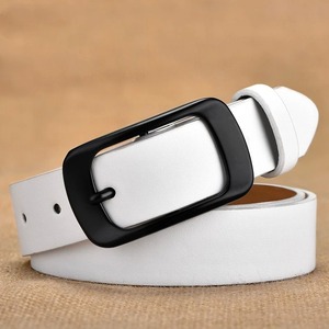 Ceinture de costume d'affaires décontractée à la mode avec boucle en alliage de vachette réglable ceinture en cuir pour hommes - Product Image 3