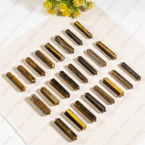 Puntas de Ojo de Tigre de Doble Terminación al por Mayor para Decoración y Regalos - Product Image 4