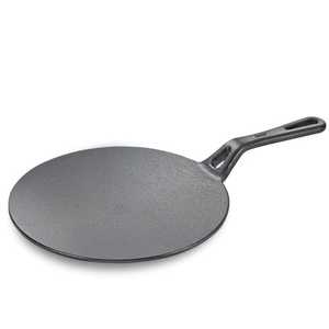 Sartén Tawa Cóncava Antiadherente de Hierro Fundido Prestige para Barbacoa y Camping, Compatible con Inducción, Resistente a los Arañazos, Negra - Product Image 1