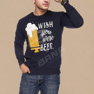 Sweatshirts d'hiver pour hommes Sweat-shirt en coton mélangé respirant doublé de haute qualité, écologique et personnalisable - Product Image 1