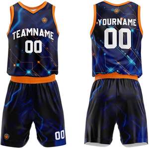 Maillot de basket-ball personnalisé pour jeunes et adultes, design unisexe, logo, sublimation, uniforme de basket-ball vierge pour équipe - Product Image 4