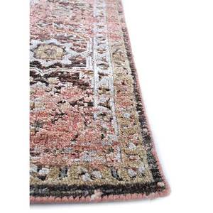 Far East Hand Knotted Esh-1507 Afghan Wool <b>Silk</b> Rug <b>Red</b> Orange Medallion Pattern 9x12 Boho for Home Living Room Decorations - Product Image 4