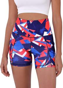 Yoga Shorts femmes taille haute sans couture vêtements de sport séchage rapide Logo personnalisé Yoga Shorts en gros Pakistan - Product Image 5