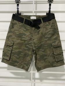 Custom CAMO Print hombres verano estilo casual 100% algodón calidad Zip Fly Cargo pantalones cortos cómodos de cintura media regular - Product Image 2