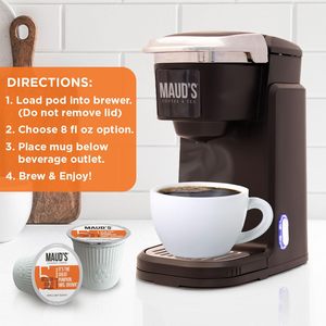 Cápsulas de Café con Sabor a Especias de Calabaza de Maud, 50 Unidades - Café 100% Arábica de Tueste Medio - Product Image 3
