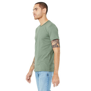 เสื้อยืดคอกลมสำหรับชายและหญิงเสื้อยืดผ้าแคนวาสสำหรับ3001ปรับแต่งได้เสื้อยืดใส่สบายระบายอากาศได้ดี - Product Image 5