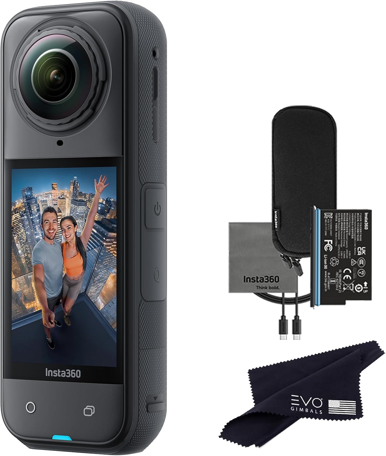 Распродажа, 360 Экшн-камера Insta360 X5 2025, новые выпущенные сменные линзы, тройной чип