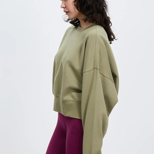 Sudadera con Capucha de Invierno para Mujer, Talla Grande, Algodón/Poliéster, Diseño Personalizado con Logotipo Impreso, Transpirable, de Secado Rápido, Holgada, Ecológica - Product Image 4