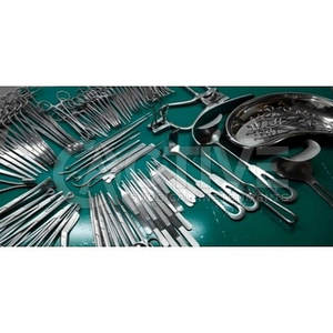 Juego de cirugía general mayor reutilizable con soporte de aguja para profesionales médicos Juego de instrumentos quirúrgicos generales - Product Image 1