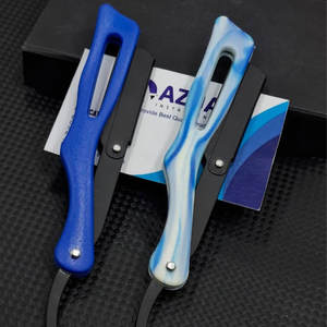 Rasoir droit avec manche en plastique, rasoir jetable pour barbier, support de rasoir manuel, outil de rasage pour salon et usage domestique - Product Image 6