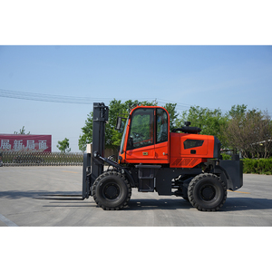 Chariot élévateur diesel 3 tonnes à économie d'énergie, tout-terrain 4x4, <span class=keywords><strong>pour</strong></span> terrains accidentés en extérieur - Product Image 2