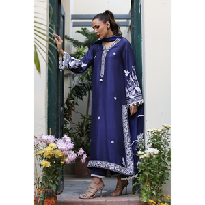 Conjunto de Camisa con Capucha de Chifón y Dupatta Julia - Product Image 5