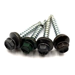 高品质工厂批发碳钢六角头彩色彩绘自钻螺丝中国制造 - Product Image 3