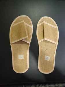 รองเท้าแตะปอกระเจาธรรมชาติสำหรับผู้ชาย & ผู้หญิง | รองเท้าแตะในร่มที่เป็นมิตรกับสิ่งแวดล้อม | รองเท้าแตะสไตล์ชนเผ่าทำด้วยมือ - Product Image 3