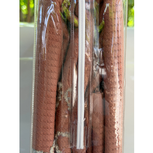 Fully Customized 3-Side Gusset PVC Bag with 3-Side Zipper Clear Plastic <b>Textile</b> <b>Packaging</b> Pouch - Product Image 6