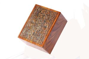 Urne funéraire en bois personnalisée pour les cendres, boîte pour maman et papa, urnes en bois pour les cendres humaines - Product Image 5