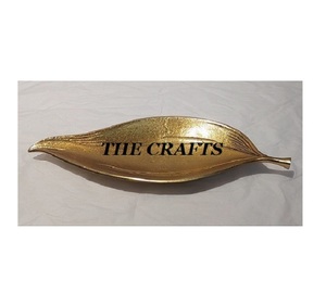 Plateau de service en aluminium couleur or, taille et forme personnalisées, plateau en feuille de chocolat pour le restaurant - Product Image 2