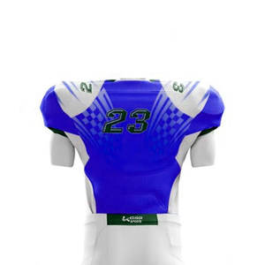Uniforme de Fútbol Americano de Alta Calidad, Ropa de Equipo, Material Duradero, Manga Corta, Transpirable, Impresión por Transferencia de Calor, Nombre del Equipo Personalizado - Product Image 5