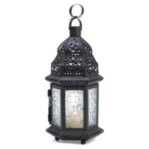 Farol de Vela Marroquí Antiguo de Metal y Cobre con Diseño Elegante y Cristal para Decoración del Hogar y Jardín, Mini Faroles Colgantes - Product Image 3