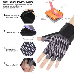 New Arrival Custom Logo Sport Heavy Duty <b>Weight</b> Lifting Fitness <b>Training</b> Weightlifting <b>gloves</b> - Product Image 3