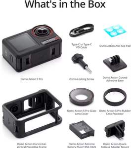 Djii Osmo Action 5 Pro กล้องวิดีโอกีฬาเกรด4K มาตรฐานกันน้ำ - Product Image 2