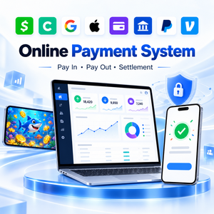 Servicios de Pasarela de Pago XXPAYUS para Créditos de Juegos en Línea con Cash App, Chime, PayPal, Tarjeta ACH y Funciones de Pago Entrante y Saliente - Product Image 1