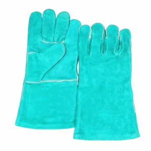El mejor cuero de alta demanda con pulgar de Palma reforzado e índice TIG/MIG Guantes de trabajo de soldadura Guantes de trabajo de equipo de seguridad para las manos - Product Image 1