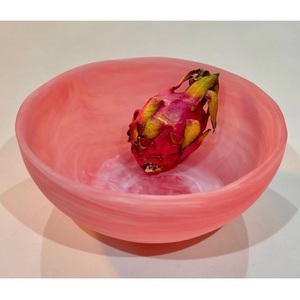 Bol de service en résine de couleur personnalisée au meilleur prix pour les événements de mariage, vaisselle, bol à salade rond écologique, ustensiles de cuisine, bols à fruits - Product Image 1
