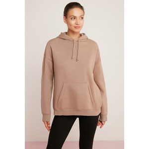 <span class=keywords><strong>Felpa</strong></span> Oversize da Donna ETHIQUET Carly con Cappuccio e Tasca a Canguro, Foderata in Pile Ultra Morbido - Product Image 1