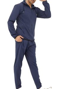 ชุดวอร์มถักนิตติ้งลำลองสำหรับผู้ชาย แขนยาว ชุดออกกำลังกาย 2 ชิ้น - Product Image 3