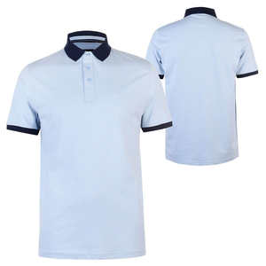 Polo tricoté respirant pour hommes de taille plus personnalisé en coton de qualité supérieure à manches courtes tenue décontracté au travail avec logo personnalisé OEM - Product Image 1