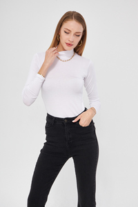 COL ROULÉ SOUS-VÊTEMENTS DE CORPS À MANCHES LONGUES VÊTEMENTS POUR FEMMES SOUS-VÊTEMENTS CORPS - Product Image 2