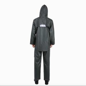 Traje de lluvia impermeable ligero de alta calidad con Capucha ajustable y tela transpirable Ideal para senderismo y trabajo al aire libre - Product Image 4