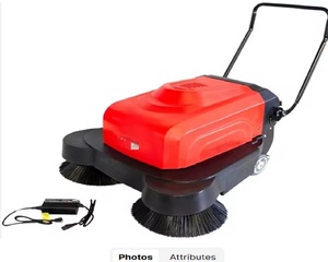 Balayeuse autoportée à batterie de haute qualité 41,3 pouces, avec trois brosses et pulvérisateurs d'eau - Product Image 1