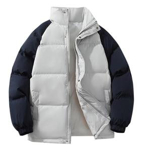 Veste matelassée pour homme avec logo personnalisé, veste d'hiver épaisse et chaude, veste d'hiver pour homme, veste d'hiver pour homme - Product Image 3