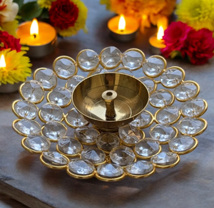 Latón luminoso akhand Jyoti Diya hecho a mano de larga duración Diya para rituales religiosos del templo puja disponibles a precios al por mayor - Product Image 3