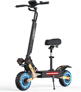 Nouvelle trottinette électrique tout-terrain T85 pour adultes, puissance de pointe de 6000 W, vitesse maximale de 53 mph et autonomie de 60 miles - Product Image 1