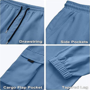 Pantalones Casuales de Hombre con Cordón Ajustable, Antiarrugas, Tinte Liso, Nuevo Diseño, Servicios OEM, Alta Calidad, Cargados por Dress Sports - Product Image 5