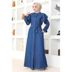 เสื้อโค้ทติดกระดุมแต่งระบายแบบเรียบง่าย เสื้อเทรนช์โค้ทและแจ็คเก็ตสุดหรู - Product Image 3